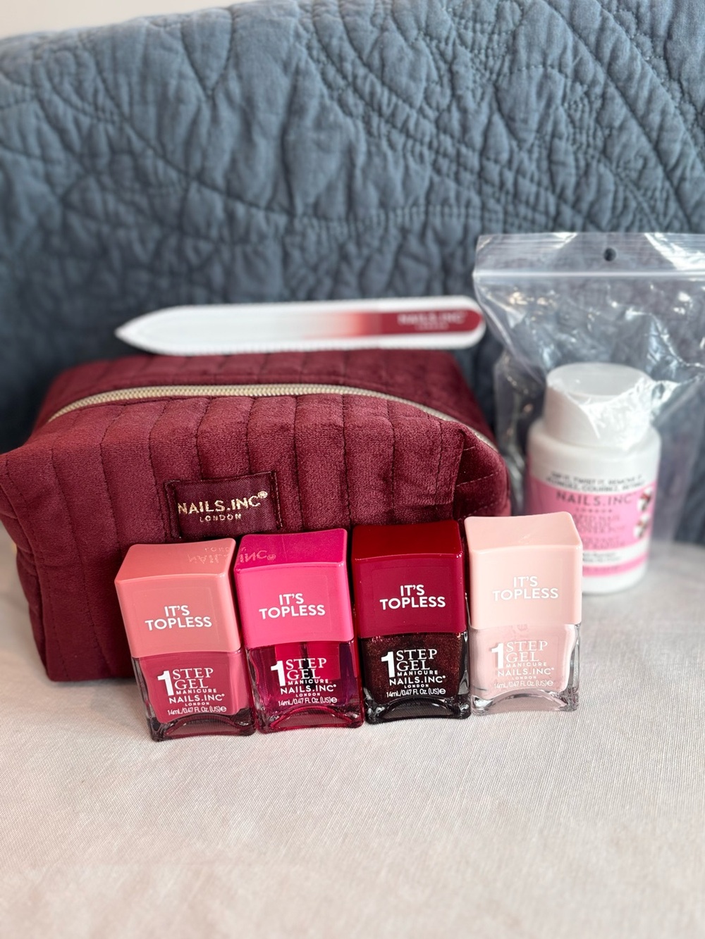 Nails Inc 1 Step Gel Manicure 7 Piece Nail Polish Set - Picture 2 of 9